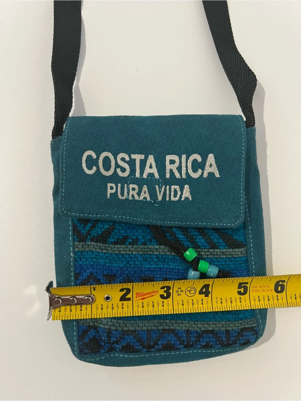 Hand Made Costa Rica Pura Vida Small Cross Body Bag
